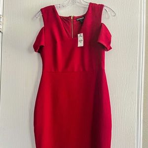 Express Off-the-Shoulder Bodycon Dress